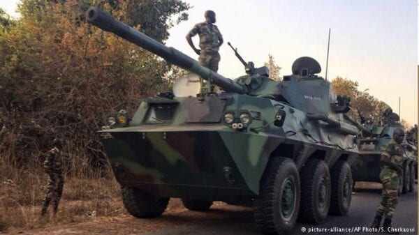 Senegalese army enters Gambia To Oust Jammeh