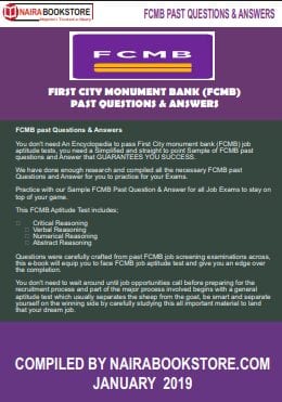 FCMB PAST QUESTIONS