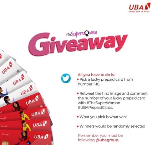 UBA prepaid cards