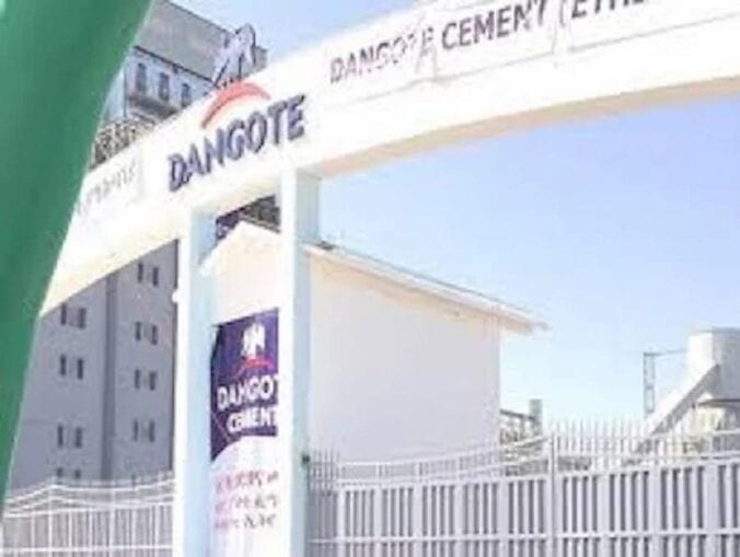 Current price of Dangote Cement Today