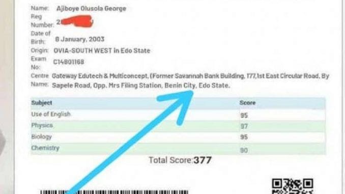 JAMB UTME Result Checker for 2020 without internet ...