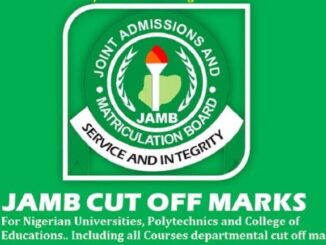 Jamb cut off mark for univerities and polytechnics in Nigeria
