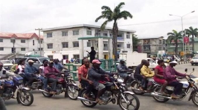 roads banned from Okada in lagos