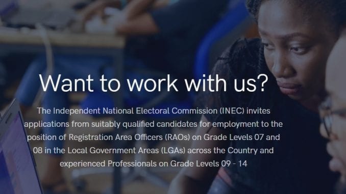 INEC recruitment portal