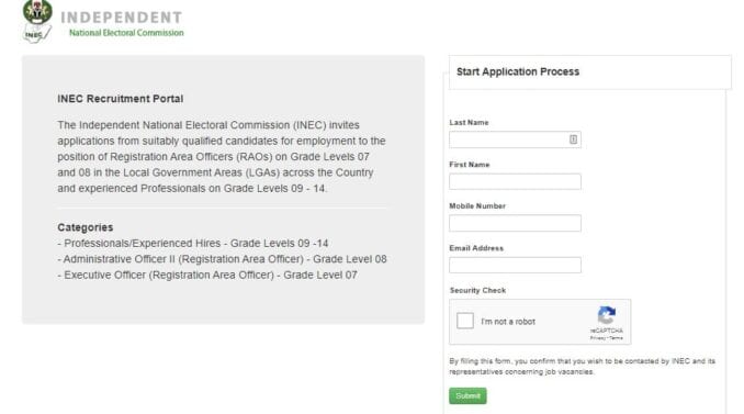INEC recruitment