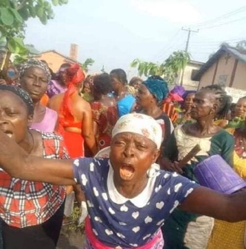 Protest in Delta state Over Lockdown Extension