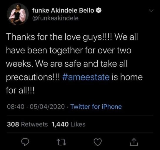 Why Funke Akindele Hosted Party during Coronavirus Lockdown