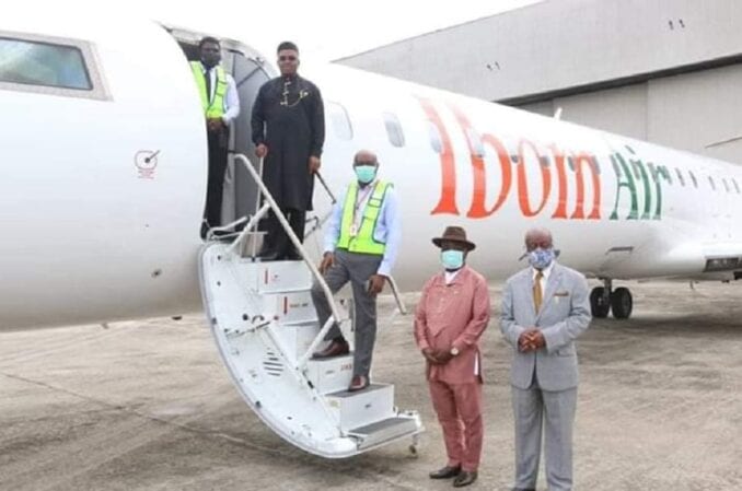 Governor Udom Emmanuel Unveils New Aircraft For Ibom Air