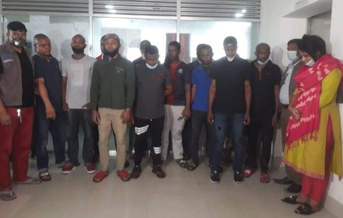 Bangladeshi police arrests 12 Nigerians over alleged fraud3