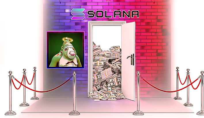 First Million Dollar NFT Sale for Solana and Its for a Degenerate Ape