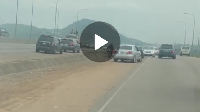 Protesters takeover Abuja airport road
